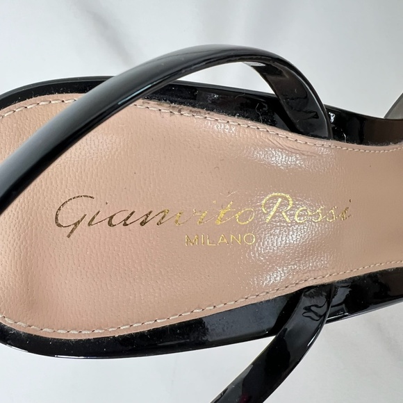 Gianvito Rossi Ribbon d'Orsay Plexi and Leather Slingback Pumps - Size 36 - Picture 7 of 9